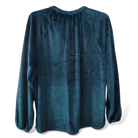 Bobi Los Angeles Jade Velvet Top Size Large - Picture 6 of 14